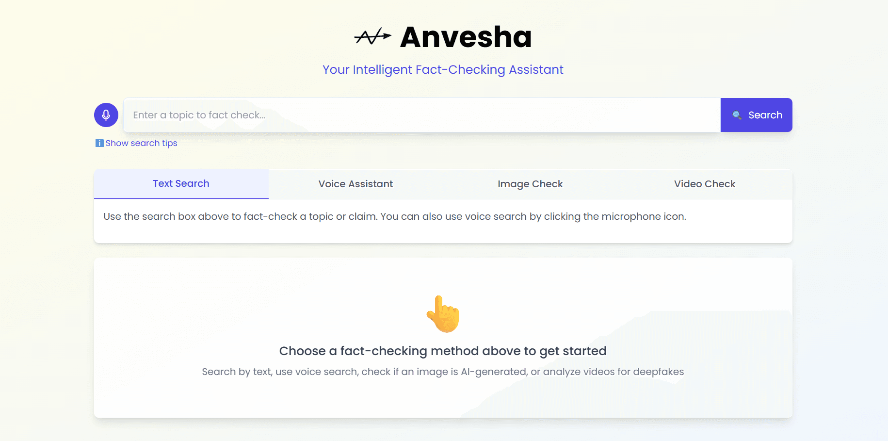 Anvesha: AI-Powered Fact Checker ๐